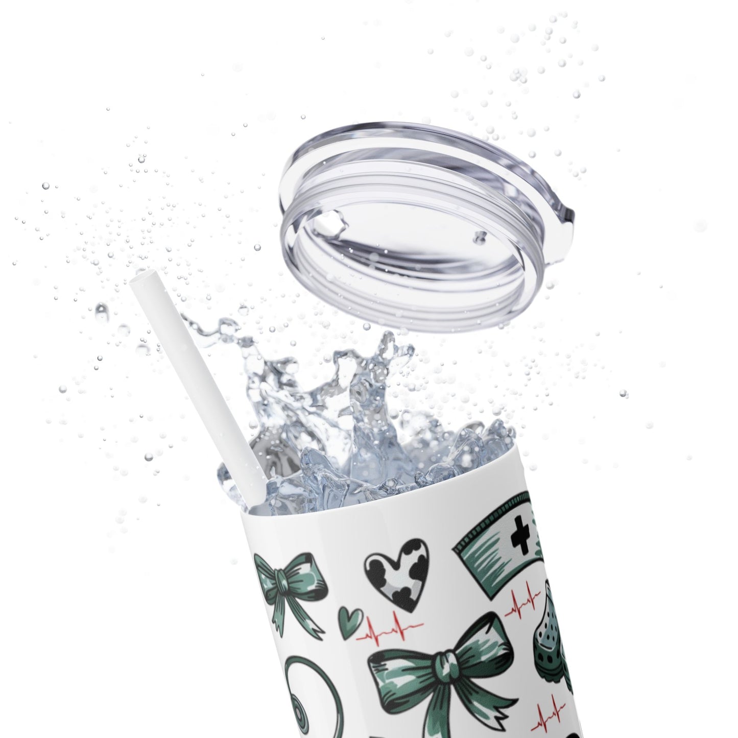 Nurse Tumbler 1G - Personalized Skinny Tumbler 20oz