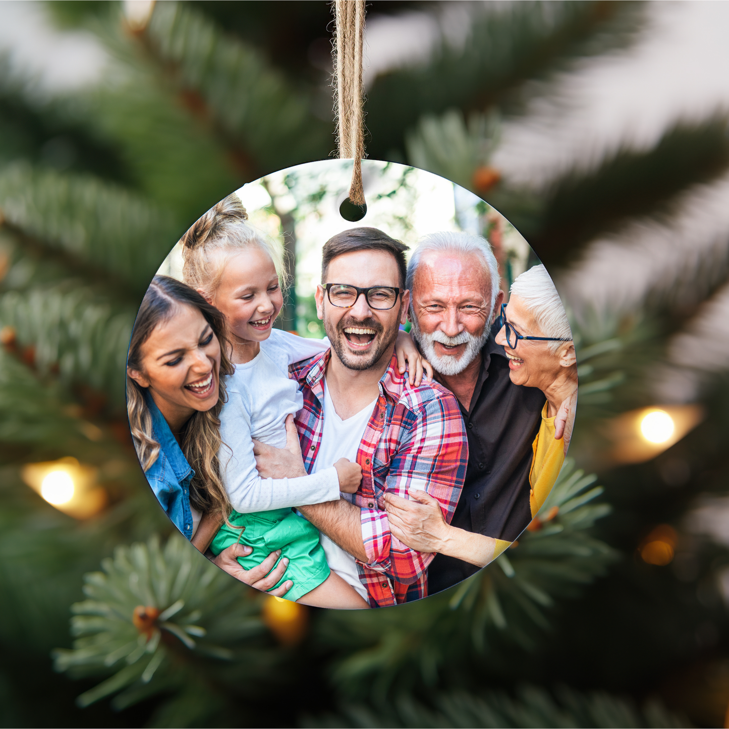 Custom Christmas Ornament with Photo