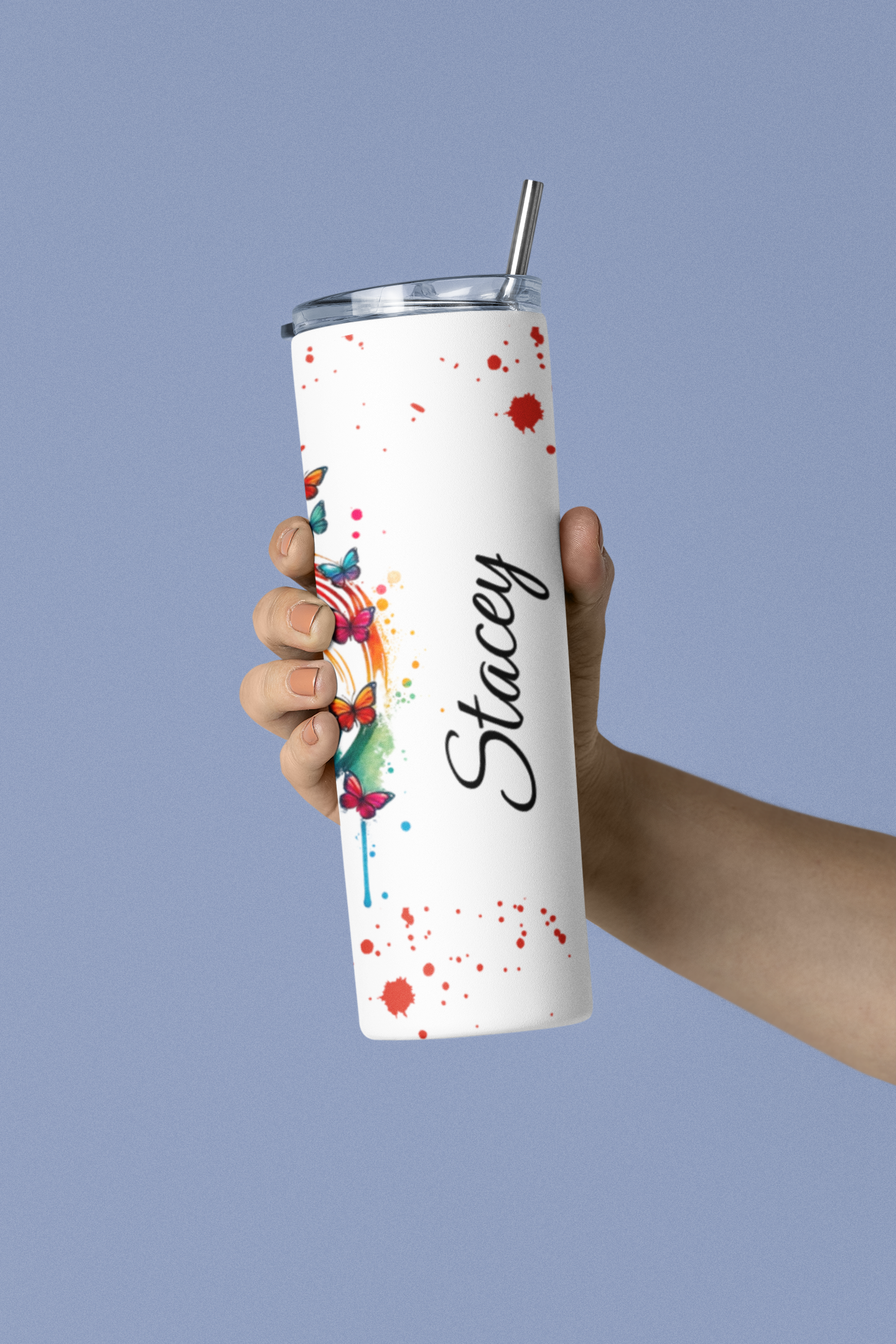 Live Your Life - Personalized Skinny Tumbler 20oz
