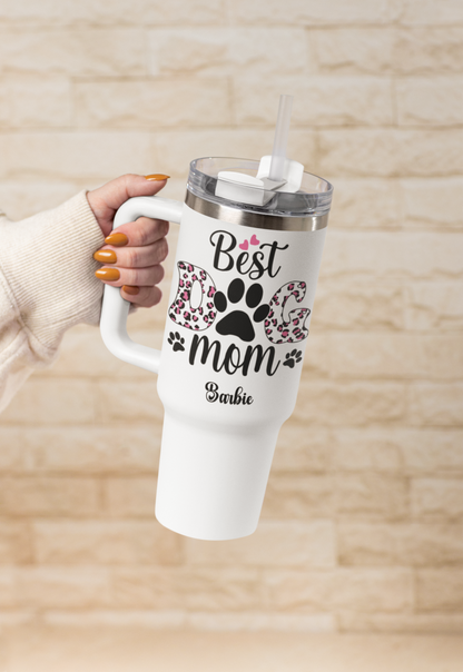 Best Dog Mom - Personalized Tumbler 40oz V2